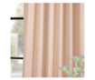 Draperie din catifea cu rejansa din bumbac tip fagure, madison, 200x250 cm, densitate 700 g/ml, misty rose, 1 buc  200 x 250