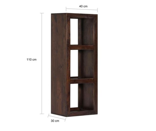 Dulap consolă, 40 x 30 x 110 cm, lemn masiv de acacia