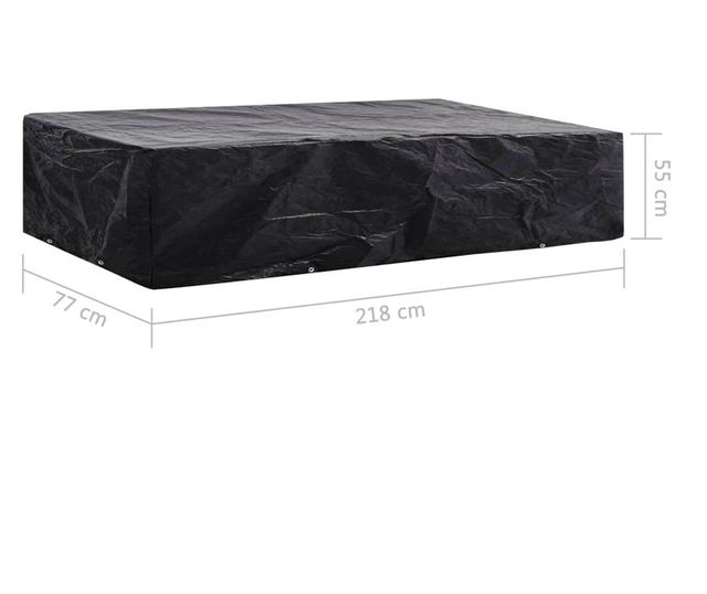 Kert napozgy huzat, 8 fllel, 218 x 77 x 55 cm