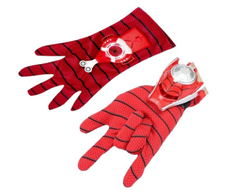 Σετ δύο γάντια εκτοξευτή δίσκων Spider με φώτα και ήχους για παιδιά, 5 ετών