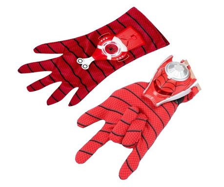 Σετ δύο γάντια εκτοξευτή δίσκων spider με φώτα και ήχους για παιδιά, 5 ετών  9 χρόνια