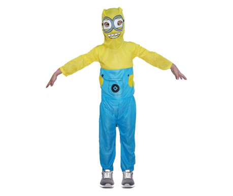 Карнавален костюм на Миньон за деца 120-130 см 7-9 години  7-9 години