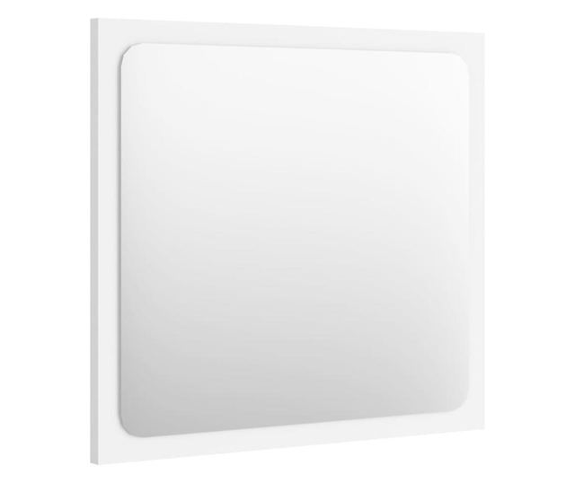 Set mobilier de baie, alb, PAL