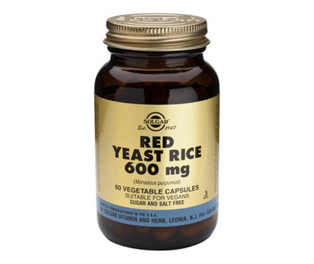 RED YEAST RICE 60cps, Solgar
