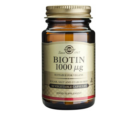 Biotin 1000mcg Solgar 50 capsule