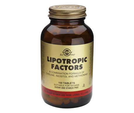 Lipotropic Factors 100tablete, Solgar