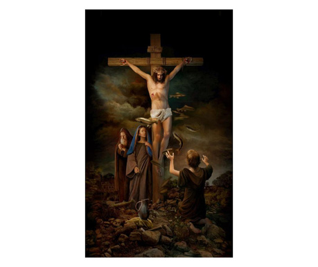 Tablou Canvas, Religie, Icoana 14, 50 x 80 cm, Rama lemn, Multicolor