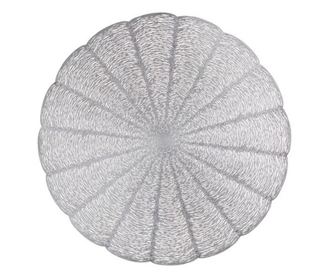 Suport farfurie rotund 38cm, argintiu, AMBITION Glamour