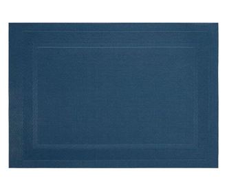 Suport farfurie 30x45cm, albastru, AMBITION Velvet