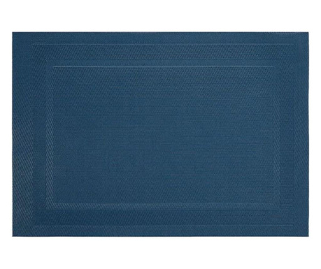 Suport farfurie 30x45cm, albastru, AMBITION Velvet