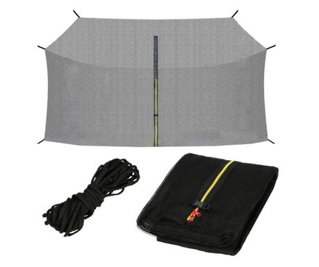 Plasa de siguranta si protectie trambuline, 396cm cu 8 stalpi interiori