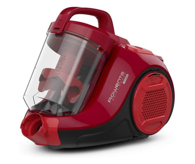 Прахосмукачка без торба ROWENTA Swift Power Cyclonic RO2913EA, 750W, Клас A, 3 нива на филтрация, Червен