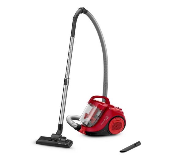 Прахосмукачка без торба ROWENTA Swift Power Cyclonic RO2913EA, 750W, Клас A, 3 нива на филтрация, Червен