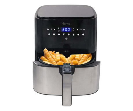 Friteuza cu aer cald homa hf-355d, 1450w, cos cu o capacitate de 3.5l, otel inoxidabil