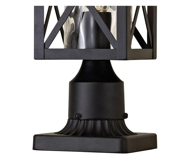 Stalp de iluminat ornamental Hardy 2 kl138000, 1xe27, h 45cm, negru