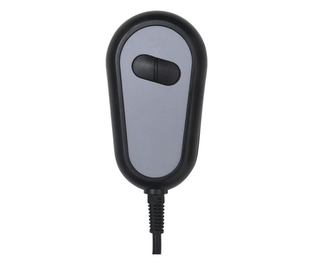 Električna masažna fotelja, siva, eko koža