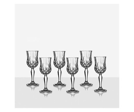 Комплект 6 чаши за ракия opera