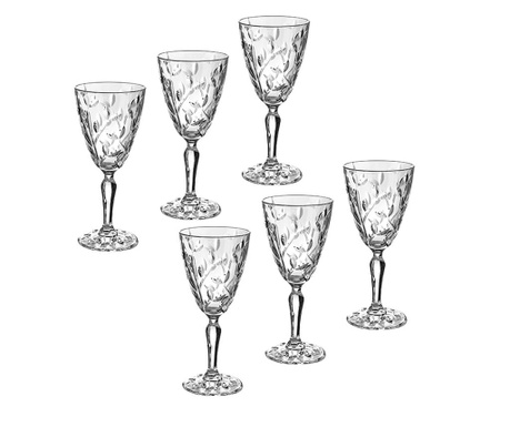 Комплект 6 чаши за вино laurus