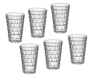 Комплект 6 чаши за вода stack