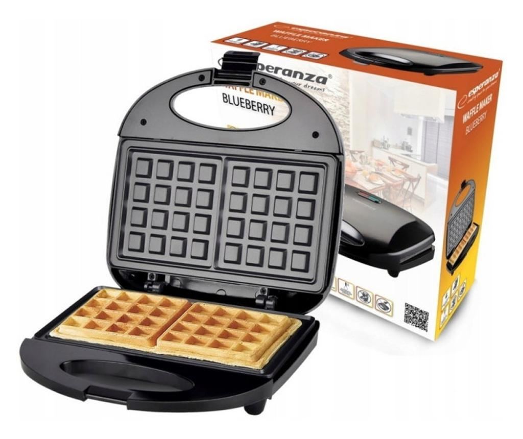 Fier de calcat de vafe Esperanza EKT008, 1000W, Acoperire antiaderenta, Negru - 2