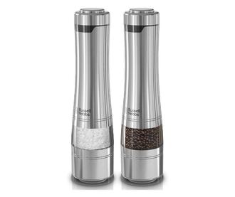 Morile electrice de sare si piper Russell Hobbs Classics 23460-56 Mecanism ceramic LED Otel inoxidabil
