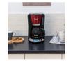 Aparat de cafea russell hobbs victory 24031-56, 1100w, 1,25 l, tehnologie whirltech, timer, rosu / negru