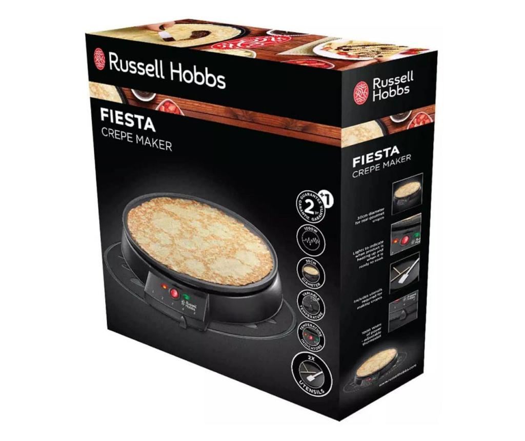 Aparat pentru preparat clatite Russell Hobbs Fiesta 20920-56, 1000W, 30cm, Termostat, Negru - 5