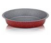 Tava de copt Voltz V51222RR28, 28 cm, Finisaj marmura, Rosu