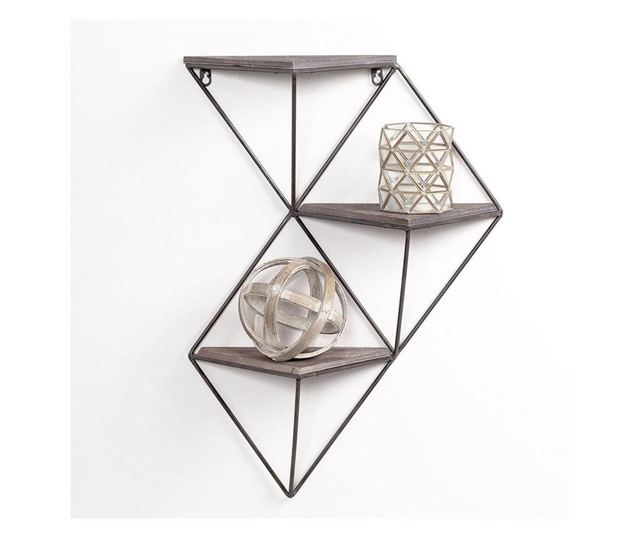 Raft Evila Originals 792EVL2866, 45x34 cm, molid, metal, maro
