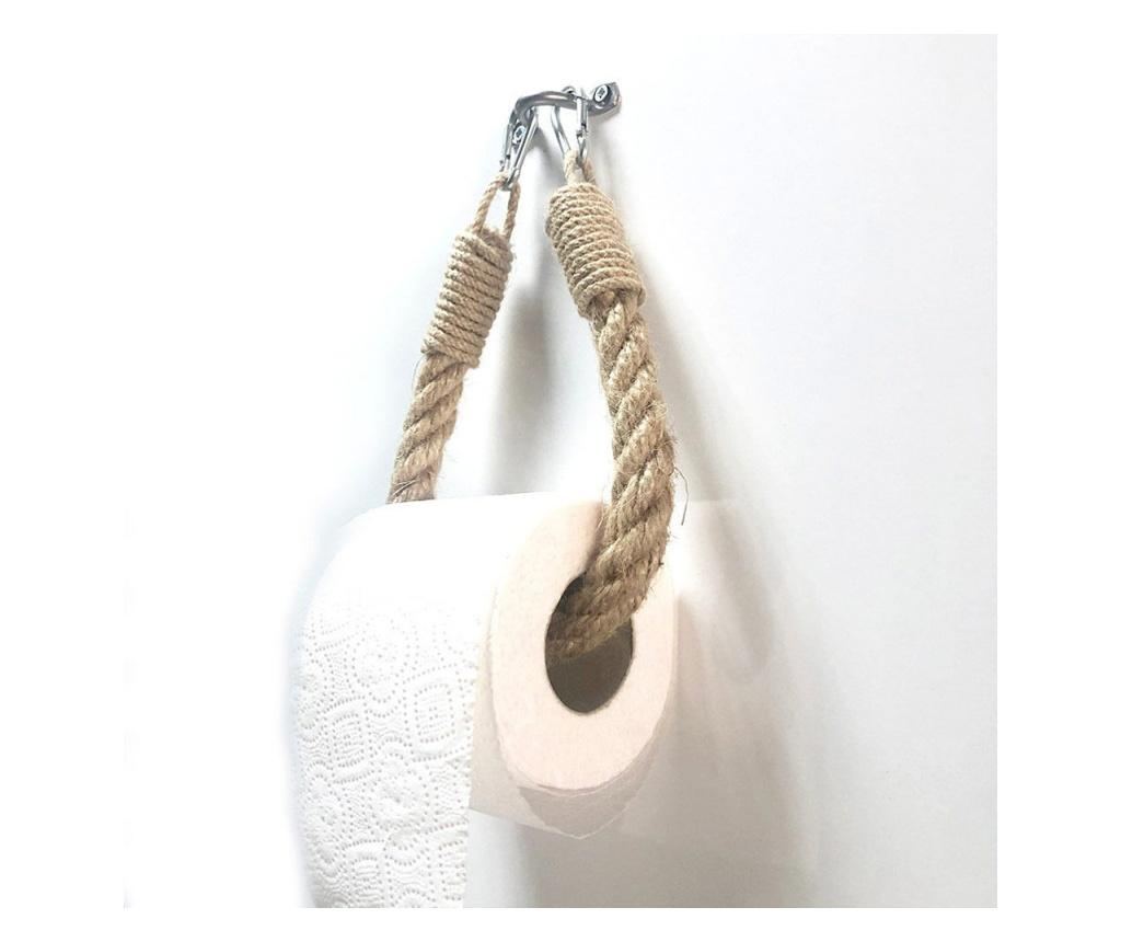 Suport hârtie igienică Evila Originals 792EVL2606, 14x22 cm, design modern, bej - 3