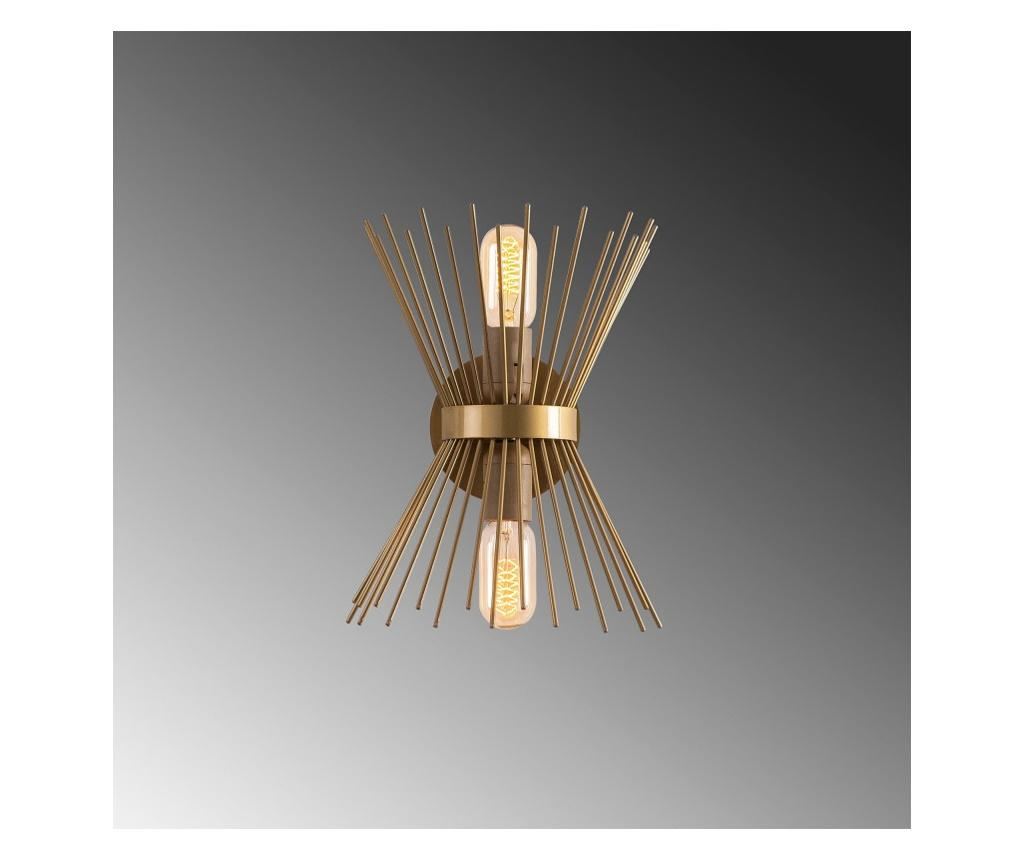 Aplică Elefant 892OPV1848, metal, 23x16cm, design elegant, auriu - 3