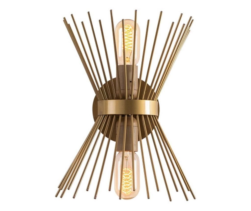 Aplică Elefant 892OPV1848, metal, 23x16cm, design elegant, auriu - 5