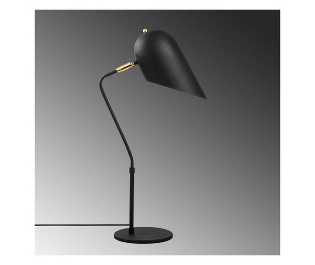 Настолна лампа Еlefant 892OPV1122, 62х30 см, Метална конструкция, Черен/златист