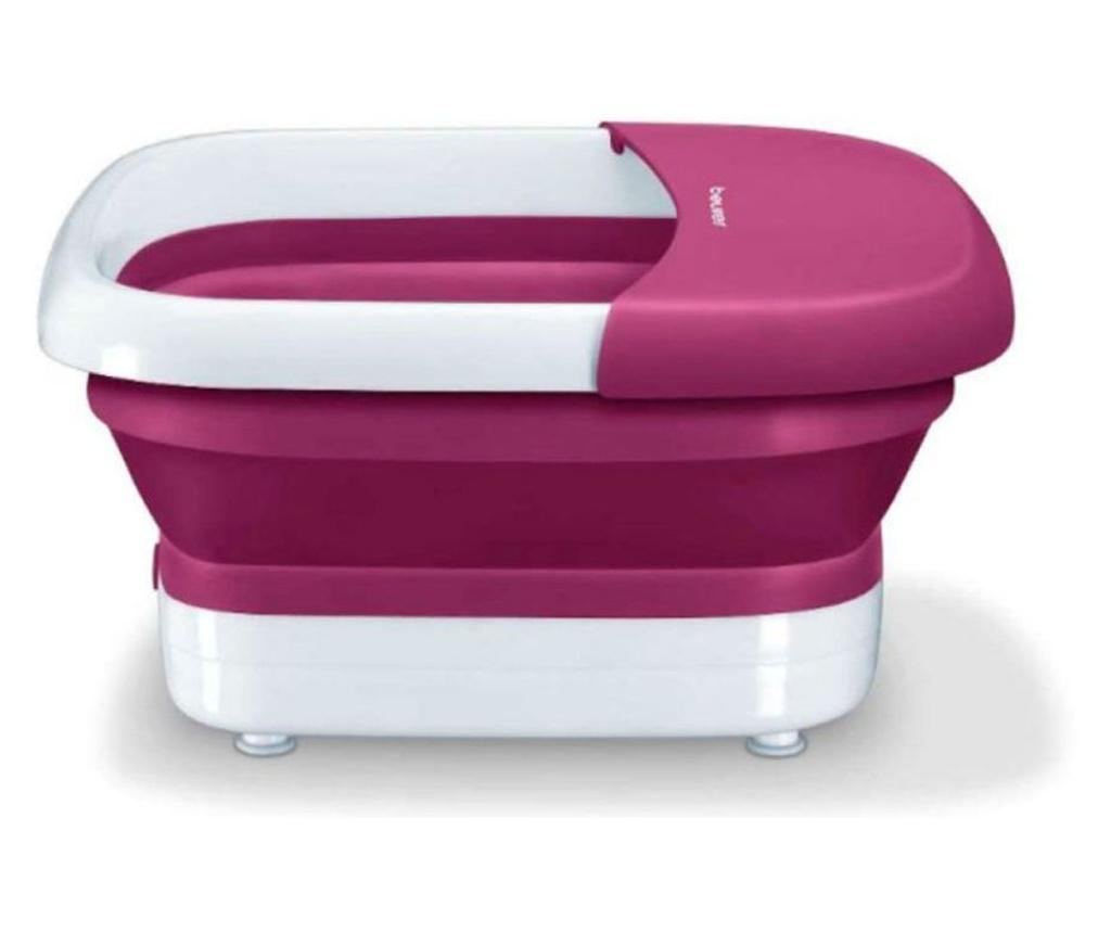 Хидромасажорна вана за крака Beurer FB 30, 3  функции, Сгъваема, Поддържане на температура, Розов/бял - 2