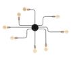 Elefant Chandelier 525NOR1319, 8 Λαμπτήρες, Σίδερο, 15 cm, Μαύρο thumbnail 2