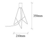 Настолна лампа Еlefant 521SHN2224, 35х21 см, Метална конструкция, IP20, E27, Бронзов