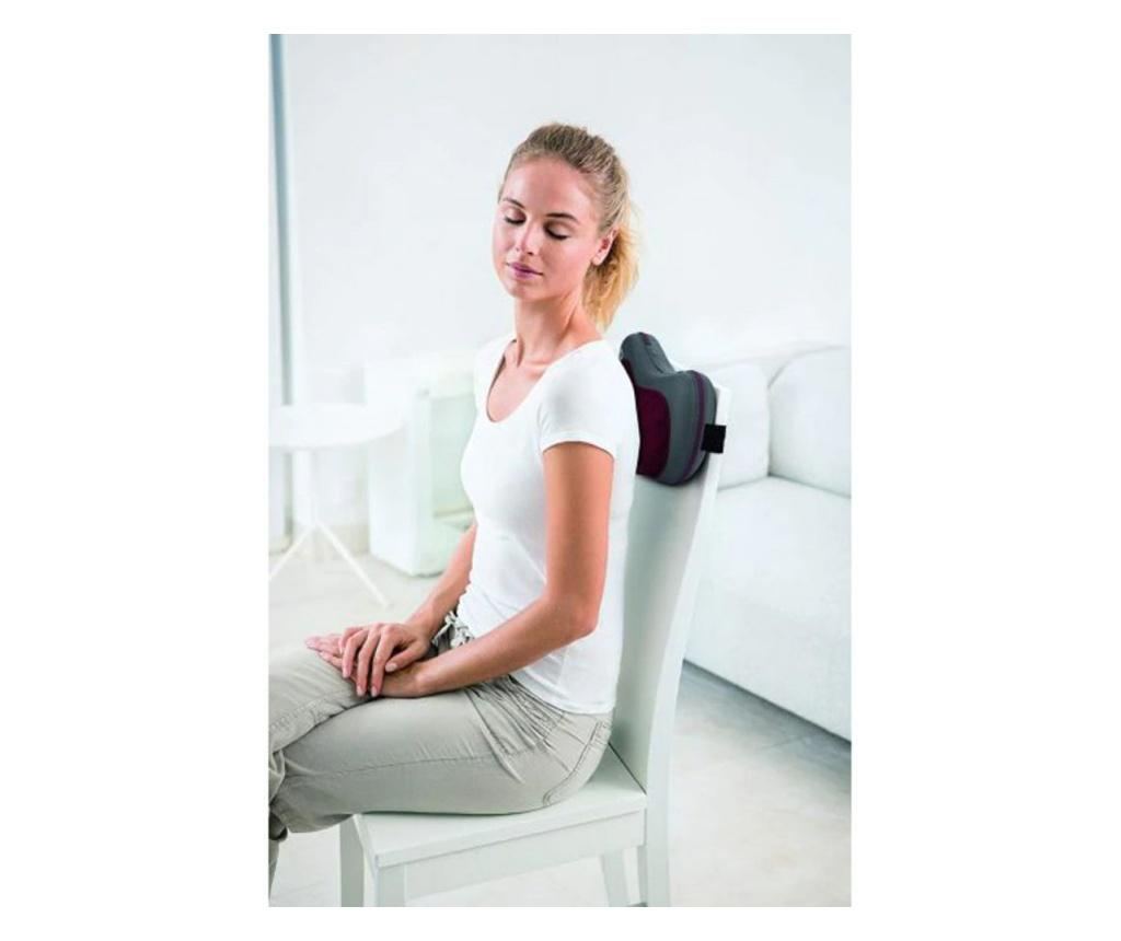 Шиацу масажор Beurer MG 149, 12W, 4 програми, Авт. изключване, Ергономичен дизайн, Червен/сив - 2