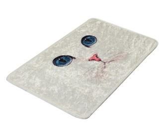 Covor baie Chilai Home 359CHL4165, 40x60 cm, fibre 100% antibacteriene din poliamida, Alb