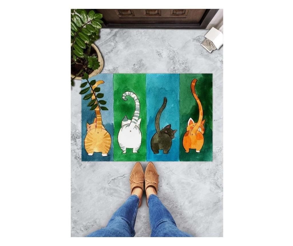 Mat Chilai Home 877CHL1170, 45x70, PVC, Usor de curatat, Multicolor - 2