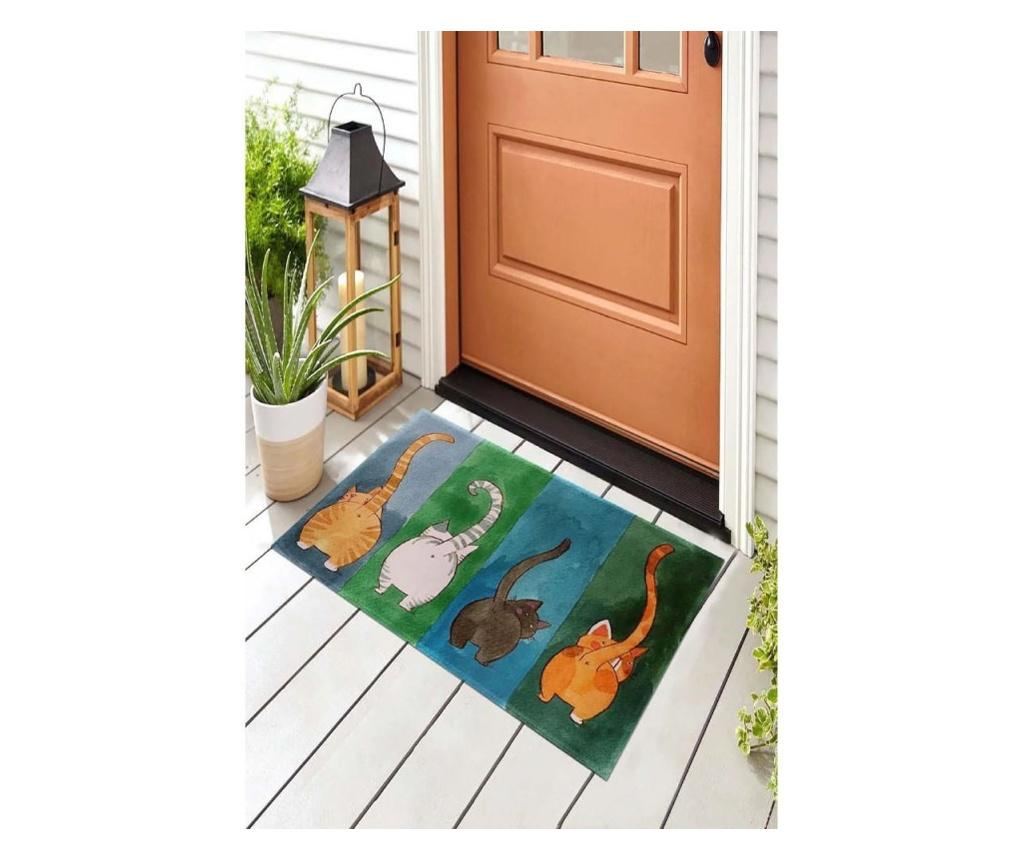 Mat Chilai Home 877CHL1170, 45x70, PVC, Usor de curatat, Multicolor - 3