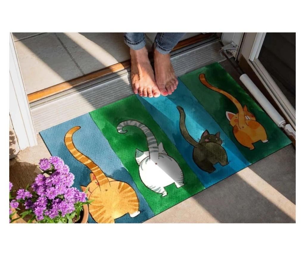 Mat Chilai Home 877CHL1170, 45x70, PVC, Usor de curatat, Multicolor - 4