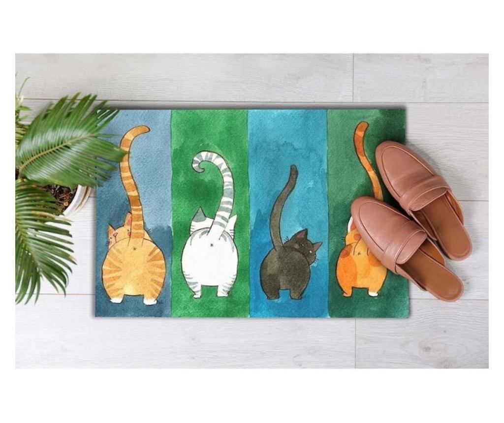 Mat Chilai Home 877CHL1170, 45x70, PVC, Usor de curatat, Multicolor - 6