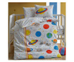 Детски спален комплект Cotton Box 129CTN3050, 4 части, Памук Ranforce, Плик 100х150, Чаршаф 120х150, Многоцветен