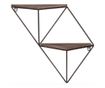 Evila Originals 792EVL2867, 33x30 cm, metal, maro / negru