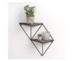 Evila Originals 792EVL2867, 33x30 cm, metal, maro / negru