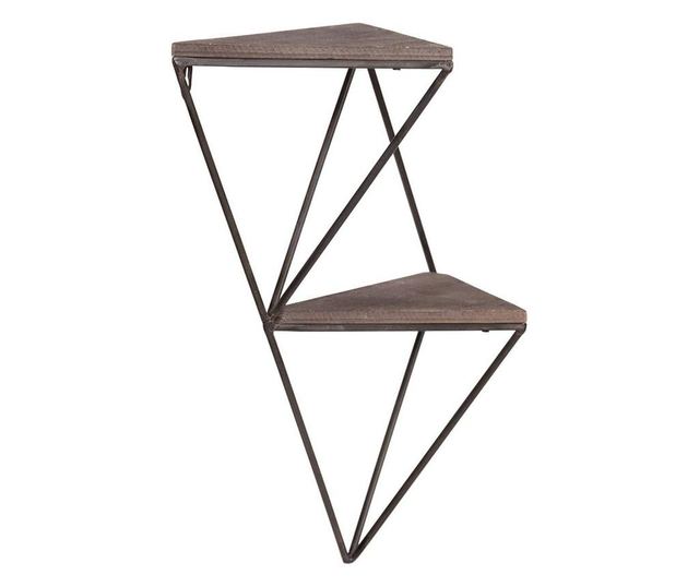 Evila Originals 792EVL2867, 33x30 cm, metal, maro / negru
