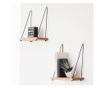 Raft Evila Originals 792EVL2675, 40x50 cm, molid, sfoara, 2 buc, maro