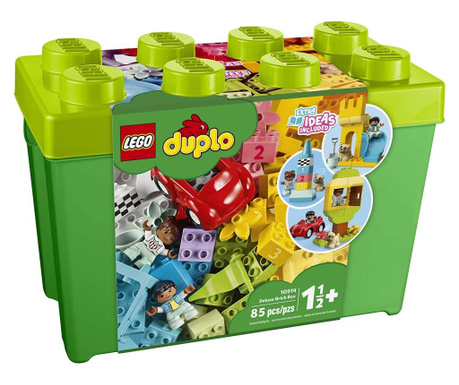 LEGO DUPLO - Cutie Deluxe in forma de caramida 10914, 85 piese
