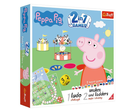 Joc Peppa Pig 2In1 Ludo Si Serpisori Scari