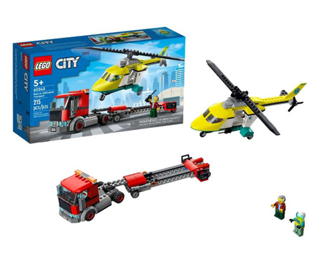 Elicopterul de salvare LEGO City, 215 piese